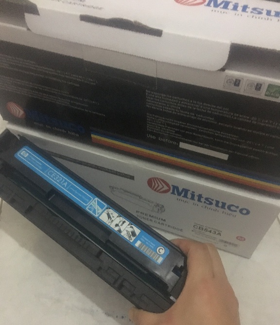 đổ mực máy photo màu toshiba