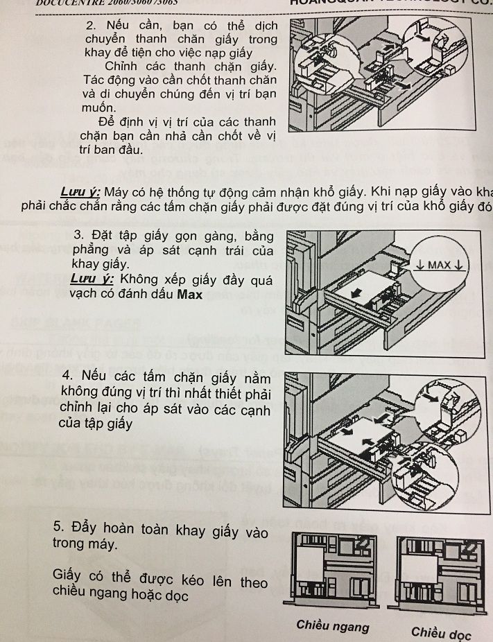 cài khổ giấy cho máy photo juji xerox