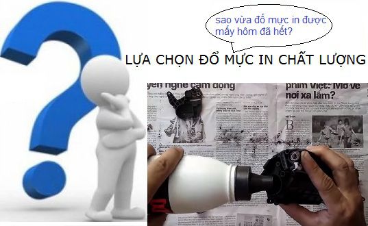 chọn đổ mực máy in