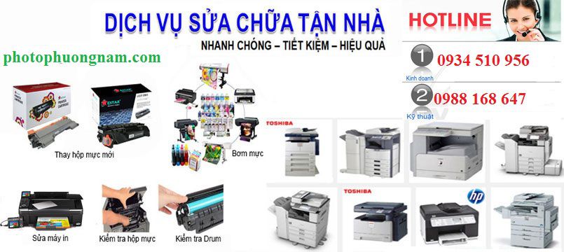 sửa máy in , photo tại hà nội