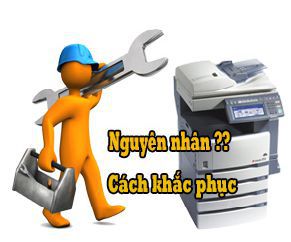 sửa máy photo bị mờ