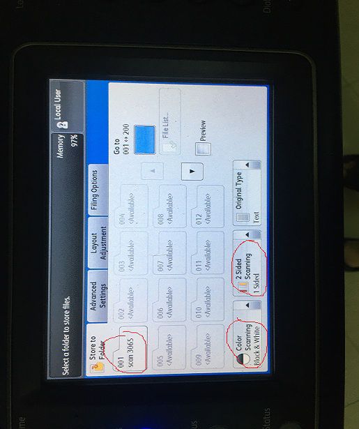 Cài scan máy photo xerox 3060 qua địa chỉ IP