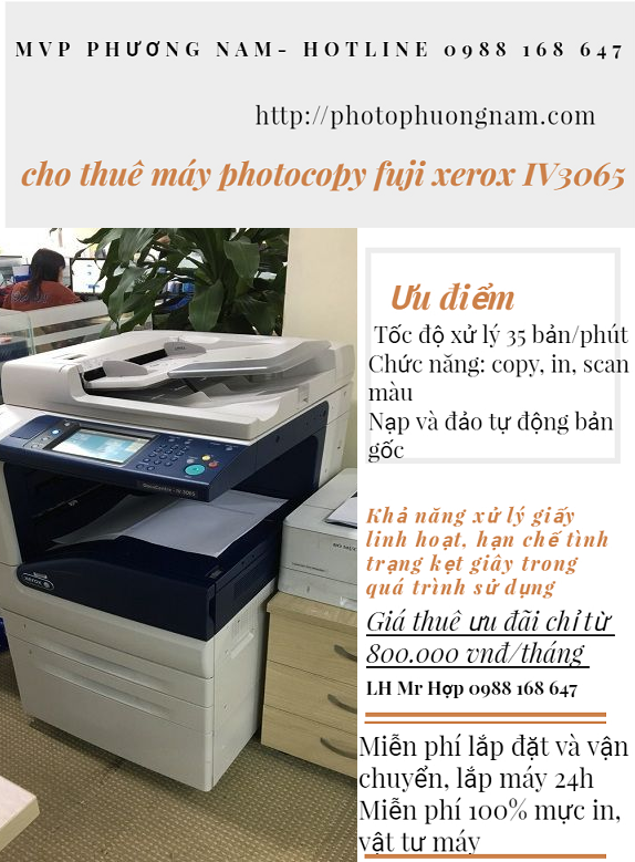 CHO THUÊ MÁY PHOTOCOPY FUJI XEROX