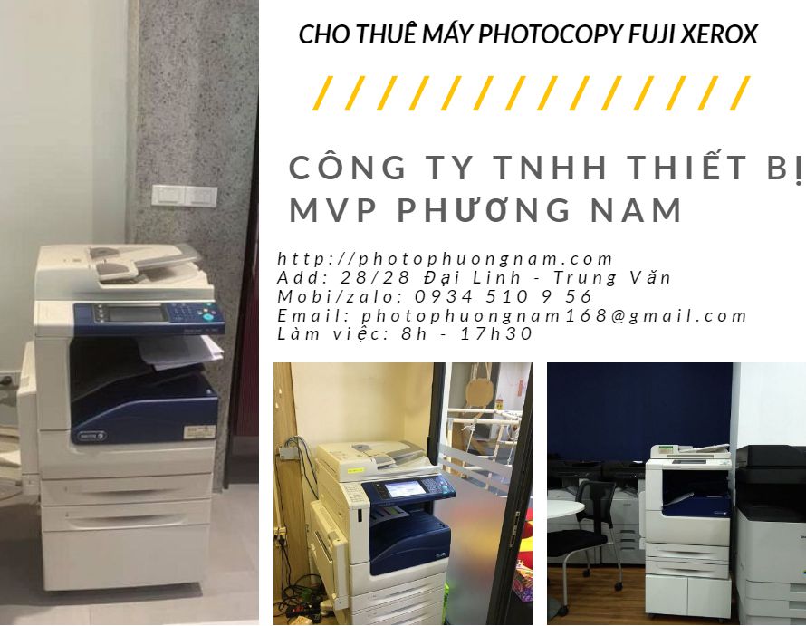 CHO THUÊ MÁY PHOTO FUJI XEROX
