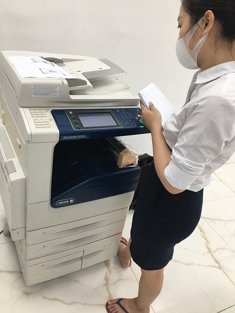 BÀN GIAO MÁY CHO THUÊ MÁY PHOTOCOPY