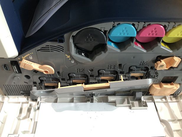 đổ mực máy photo fuji xerox