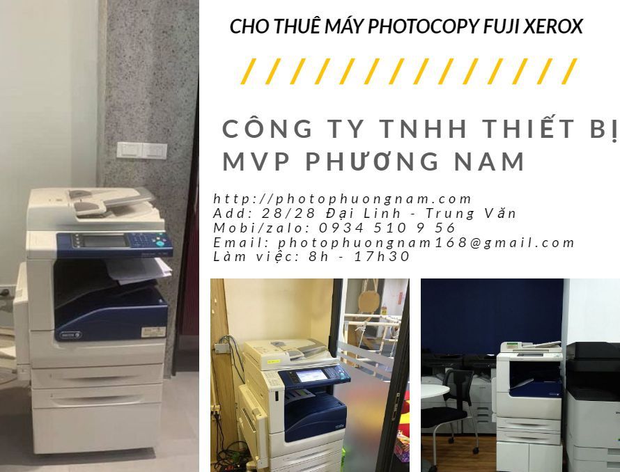 Cho thuê máy photocopy đa chức năng màu tại Long Biên