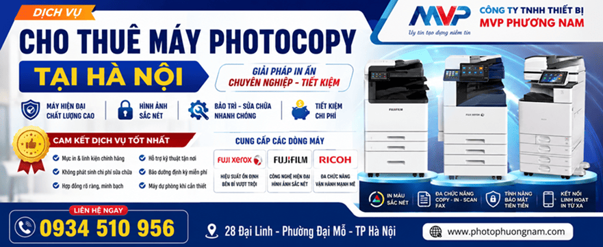 cho thuê máy photo tại phương nam