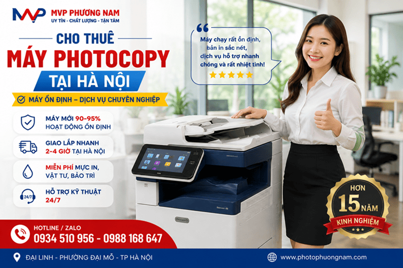 Cho thuê máy photocopy Hà Nội