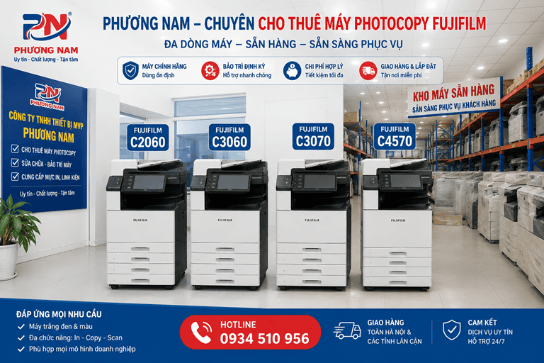 đơn vị cho thuê máy photocopy tại bắc ninh